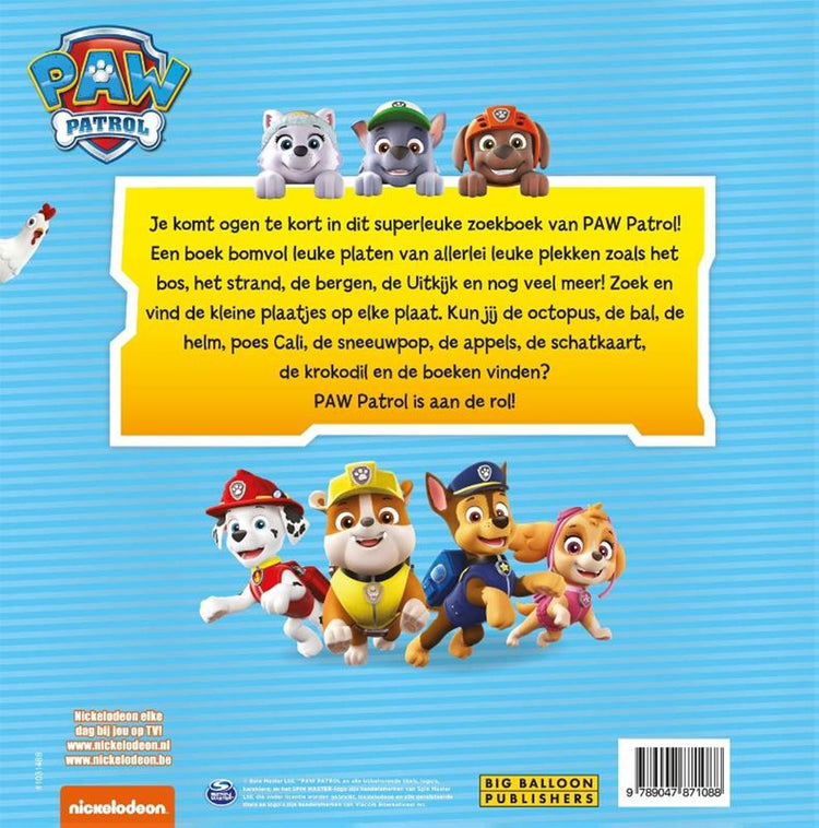 Paw Patrol grand livre de recherche 3+