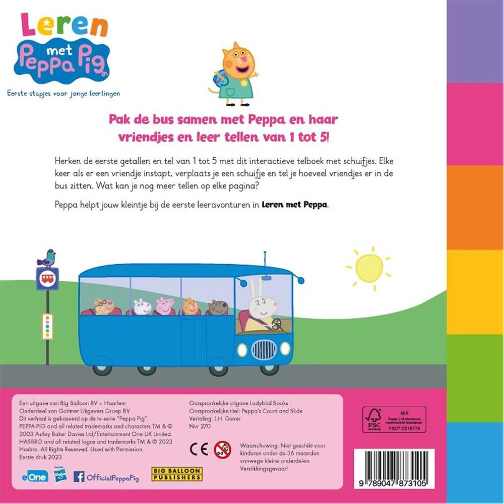 Le premier livre de comptage de Big Balloon Peppa