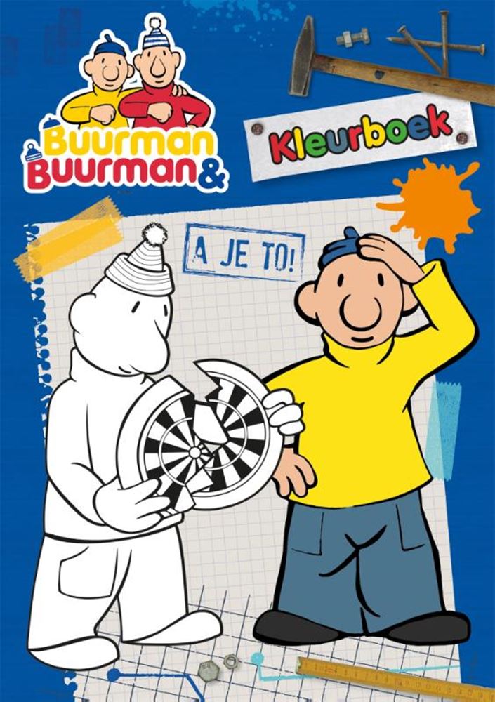 Livre de coloriage gros ballon voisin voisin