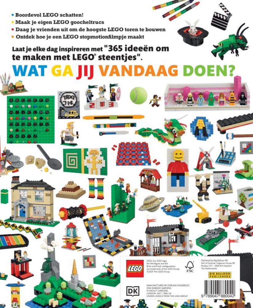 365 idées à réaliser avec des briques Lego