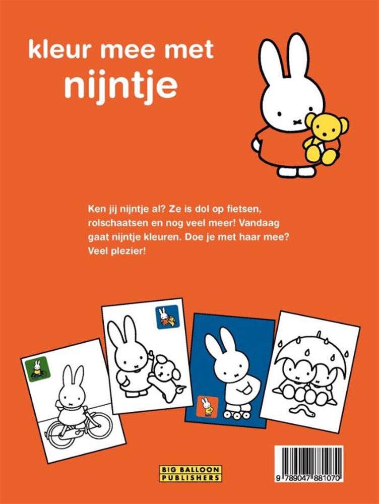 Groupe d'éditeurs Gottmer couleur avec Miffy
