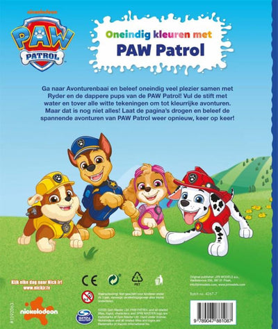Groupe d'éditeurs Gottmer coloriage infini avec Paw Patrol