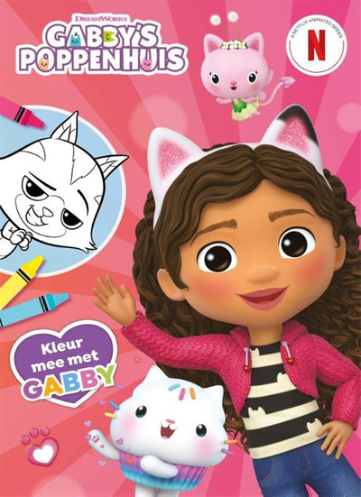 Livre de coloriage du groupe des éditeurs Gottmer: coloriez avec Gabby 4+