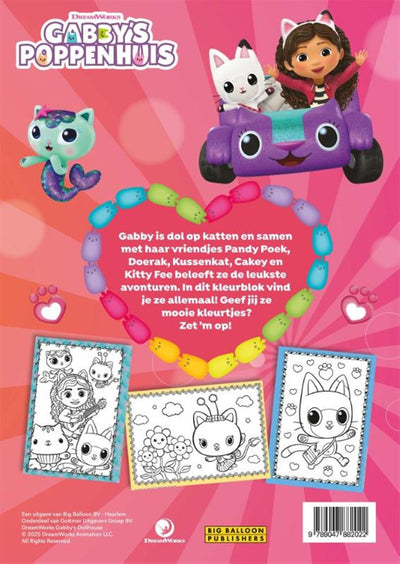 Livre de coloriage du groupe des éditeurs Gottmer: coloriez avec Gabby 4+