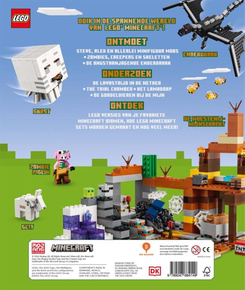Grand livre LEGO Minecraft 6+