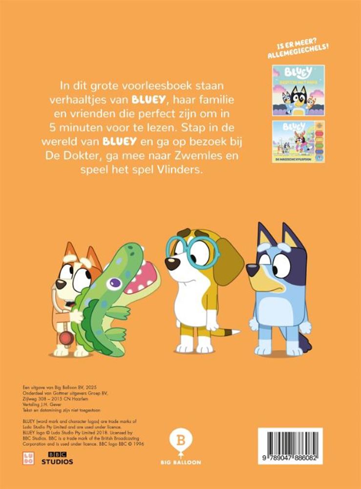 Groupe d'édition Gottmer Bluey le grand livre de lecture