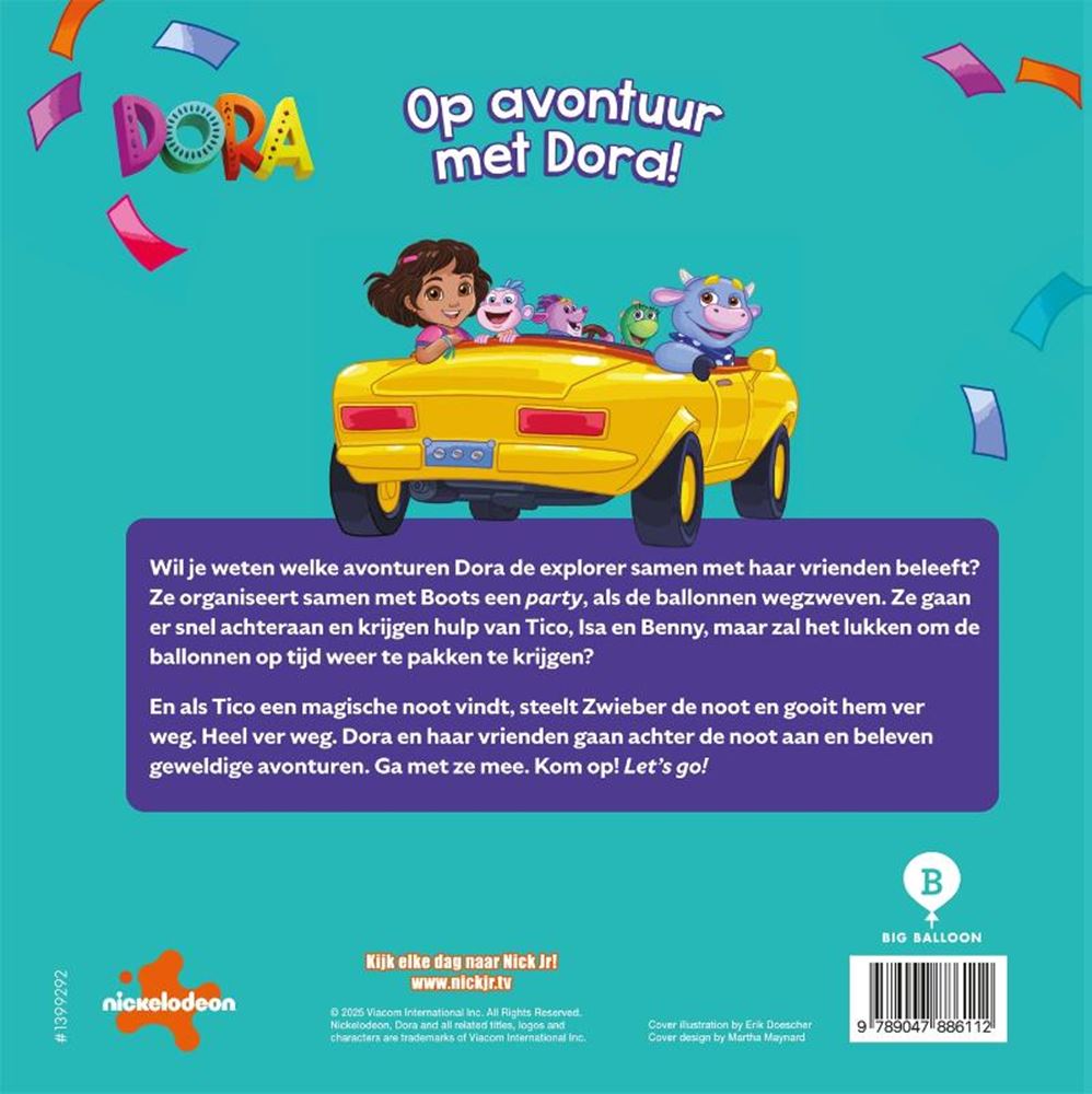 Livre d'histoires : à l'aventure avec Dora 3+