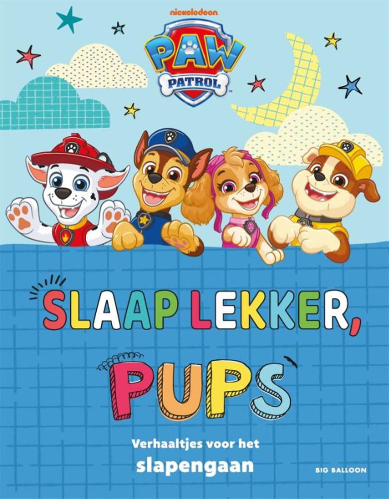 Le groupe d'éditeurs Gottmer dort bien, les chiots - Paw Patrol