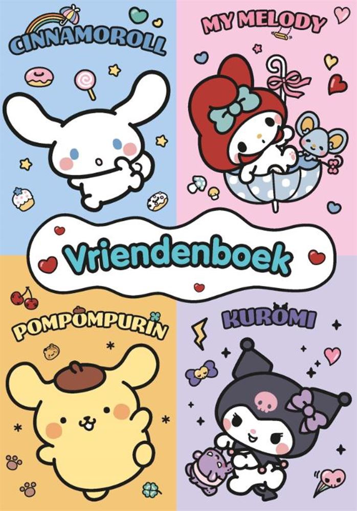 Hello Kitty Cinnamoroll Friends - Livre d'amis