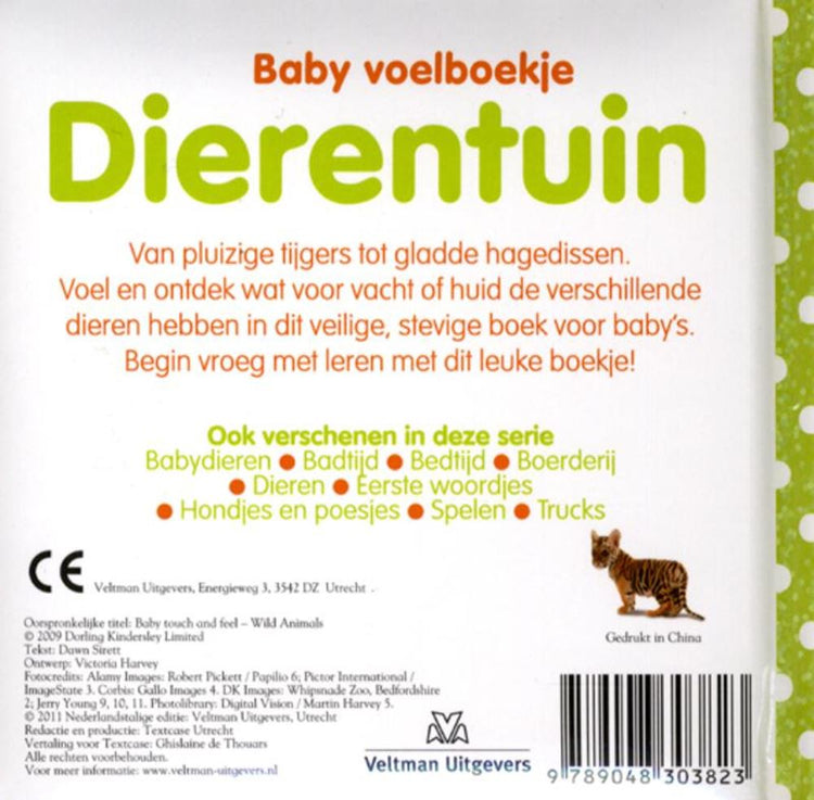 Livre tactile bébé : zoo. 0+