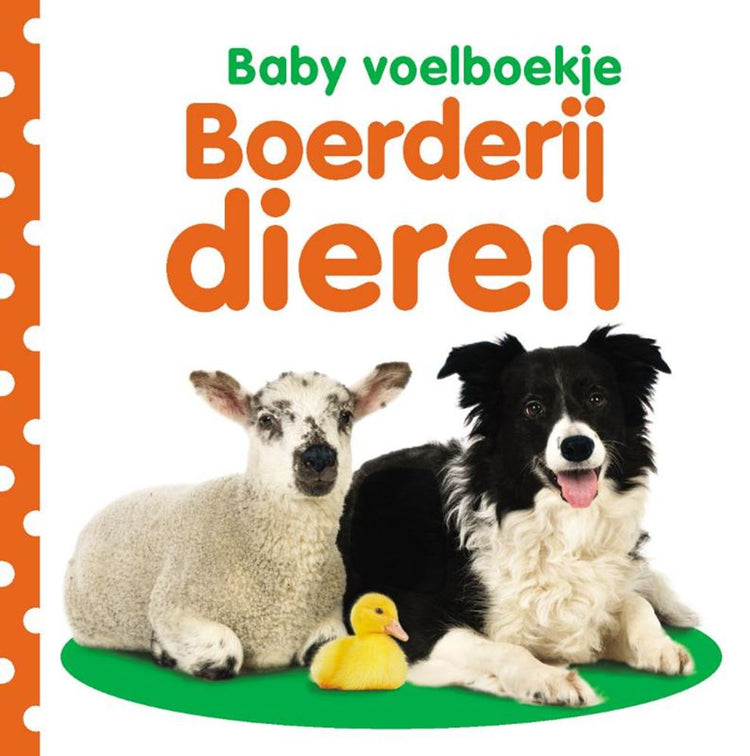 Livre tactile bébé : animaux de la ferme. 0+