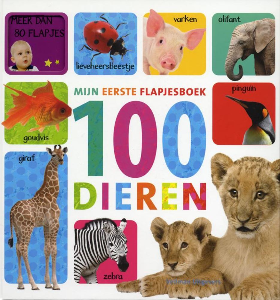 Mon premier livre à rabat 100 animaux