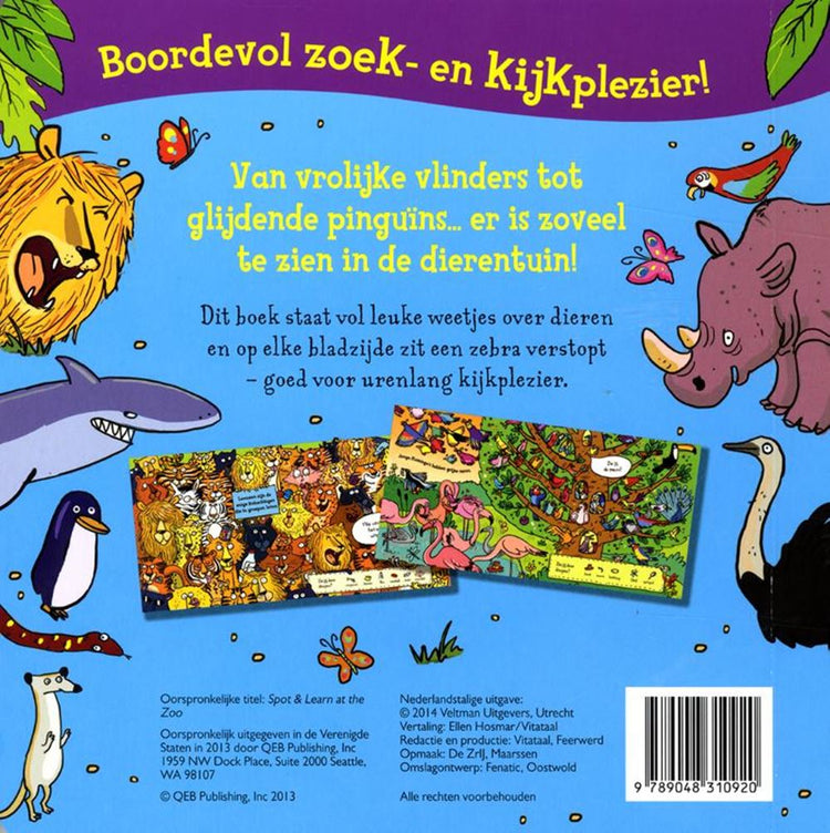 Découvrir et apprendre : au zoo. 3+