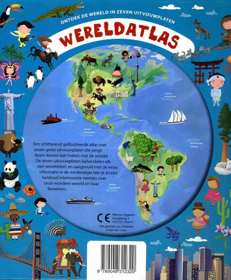 Atlas mondial (avec planches dépliantes). 7+