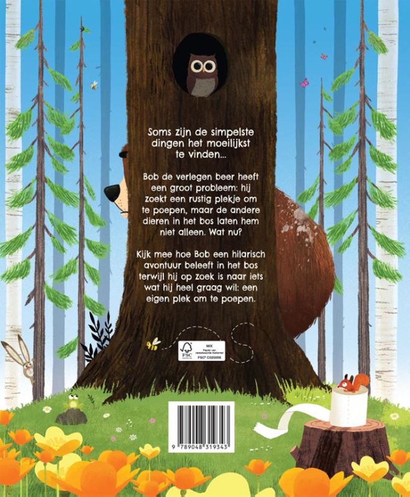L'ours du livre a besoin de faire caca