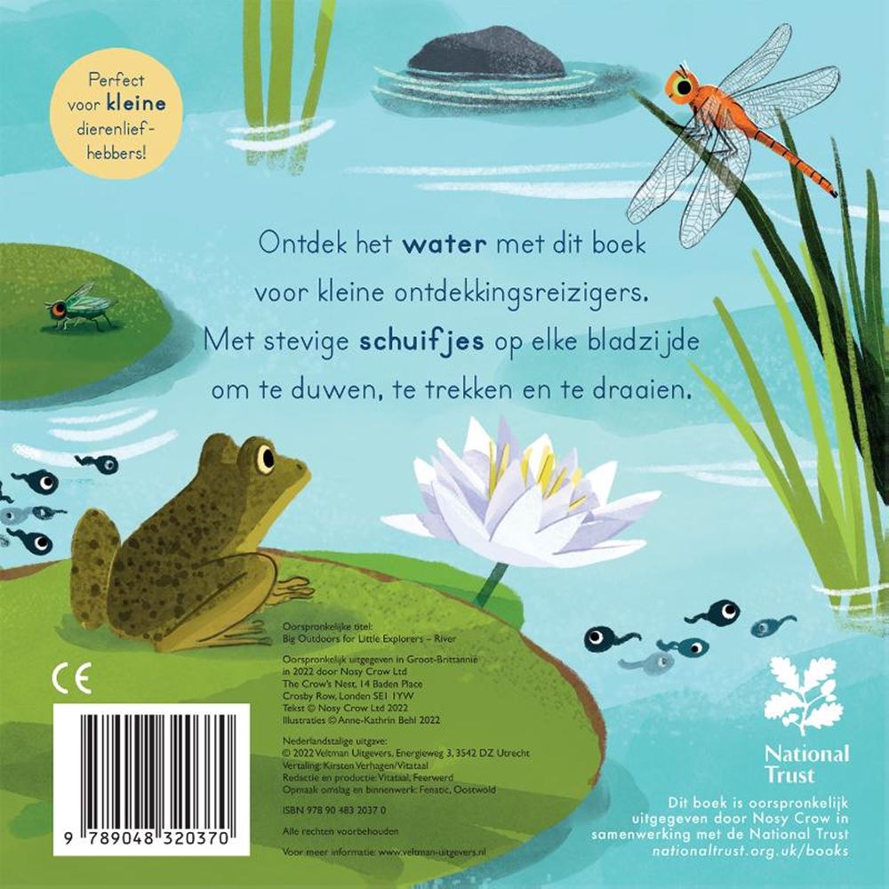 Dans l'eau. livre cartonné. 2+