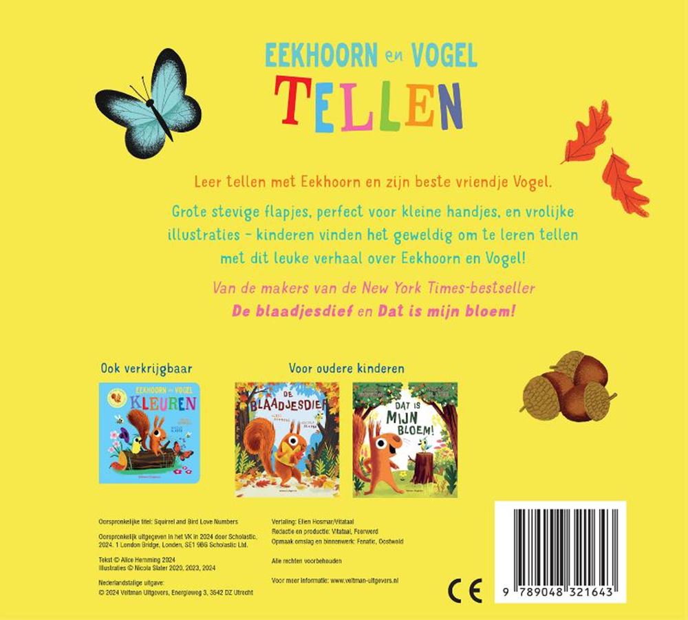 Écureuil et oiseau ~compte~ 1+