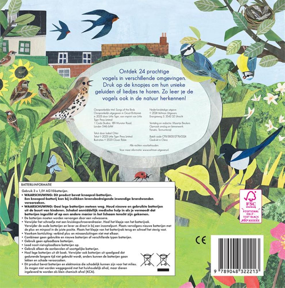 24 chansons de sons d'oiseaux uniques 3+