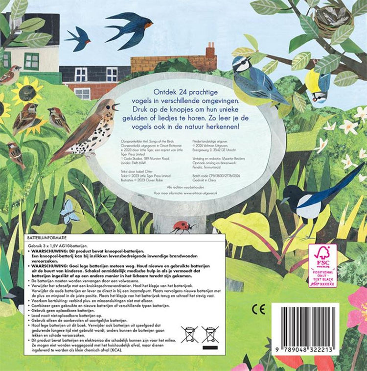 24 chansons de sons d'oiseaux uniques 3+