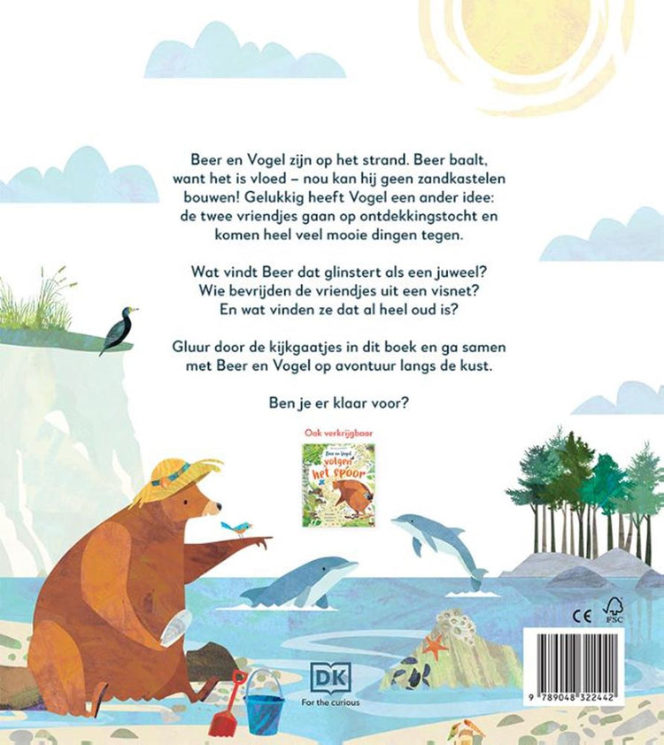 Ours et oiseau explorent la côte 3+