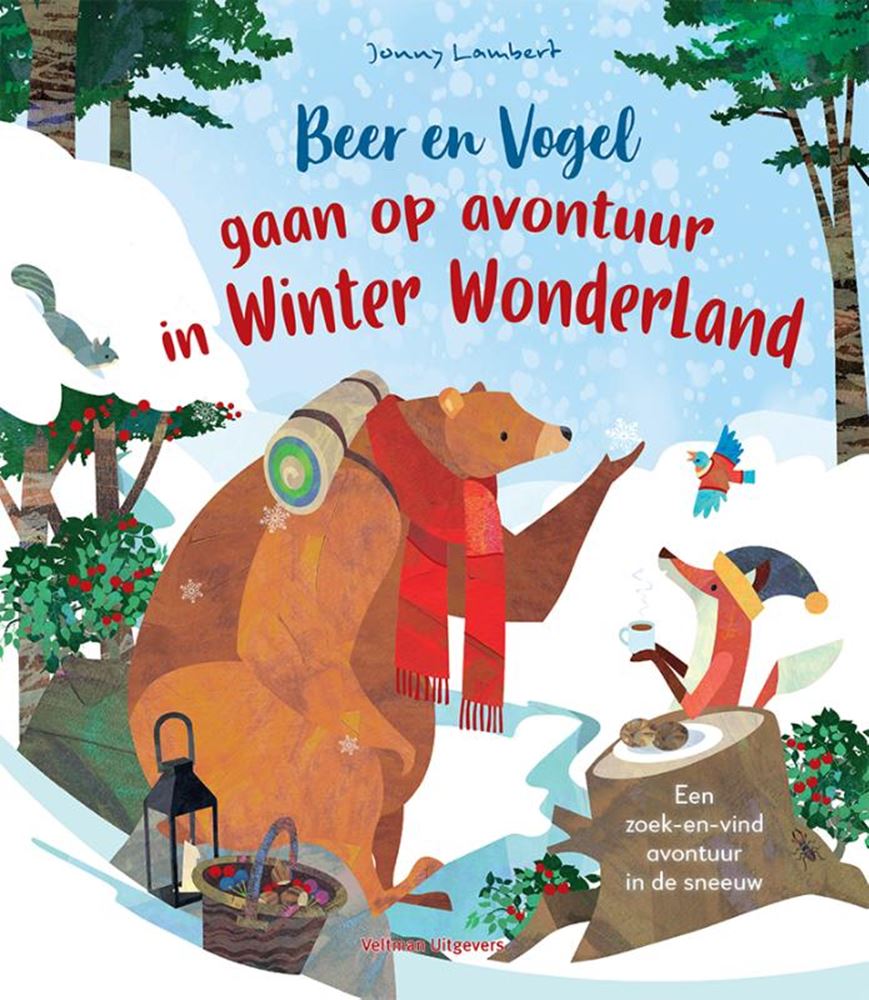 L'ours et l'oiseau partent à l'aventure en hiver