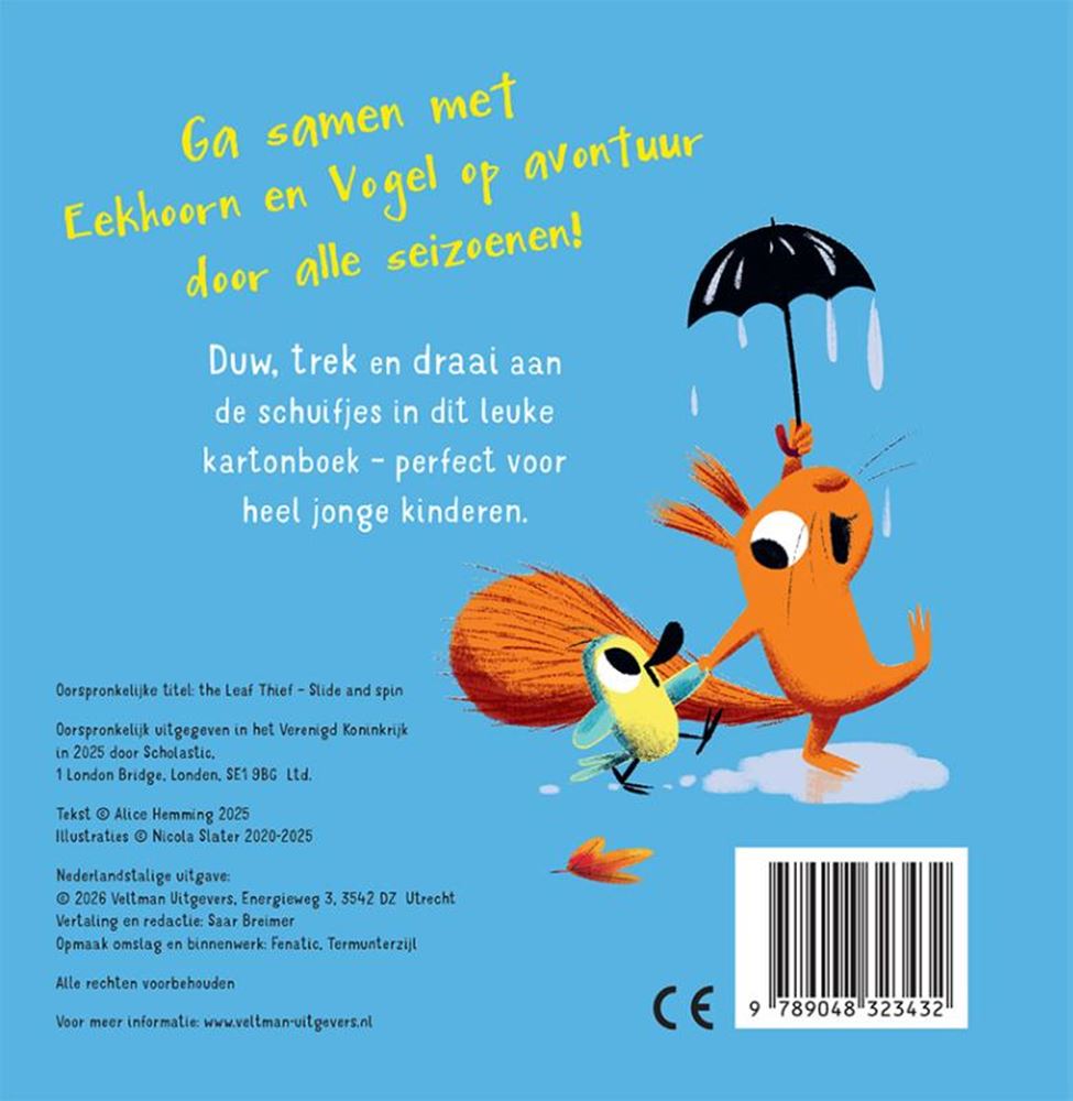 Écureuil carotte et oiseau - tour de diapositive