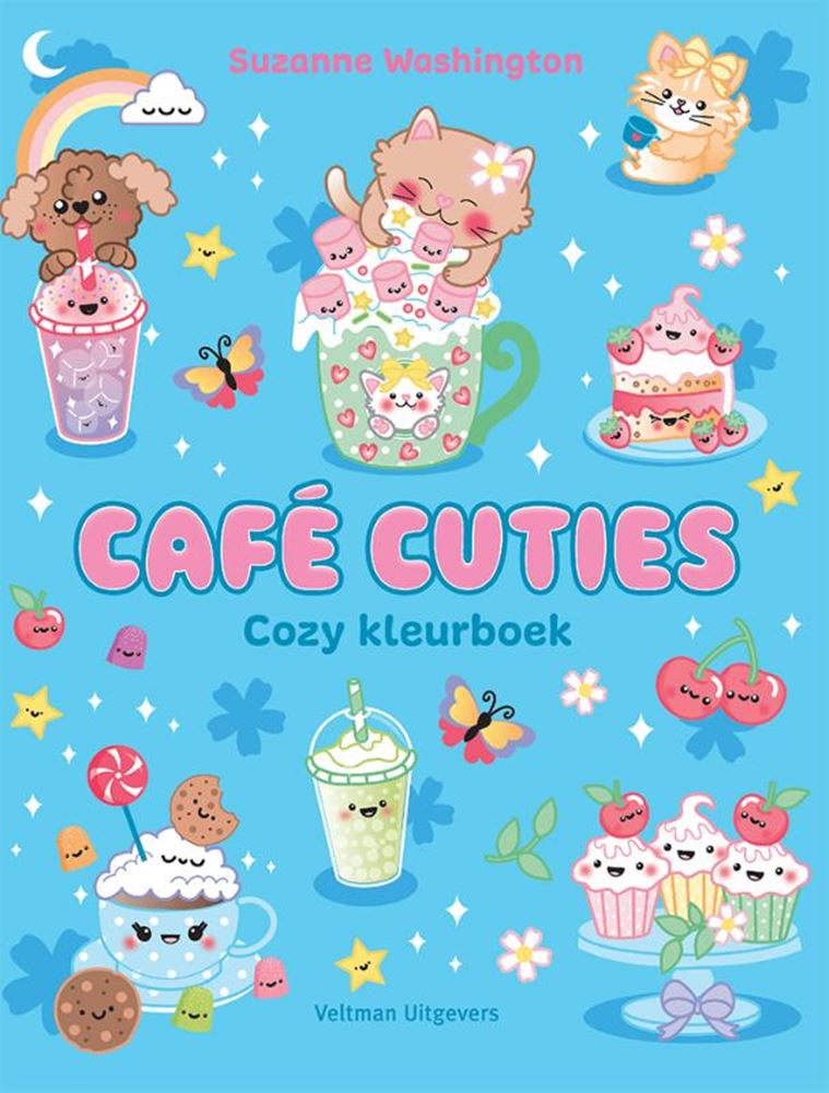 Café Cuties - livre de coloriage douillet 6+