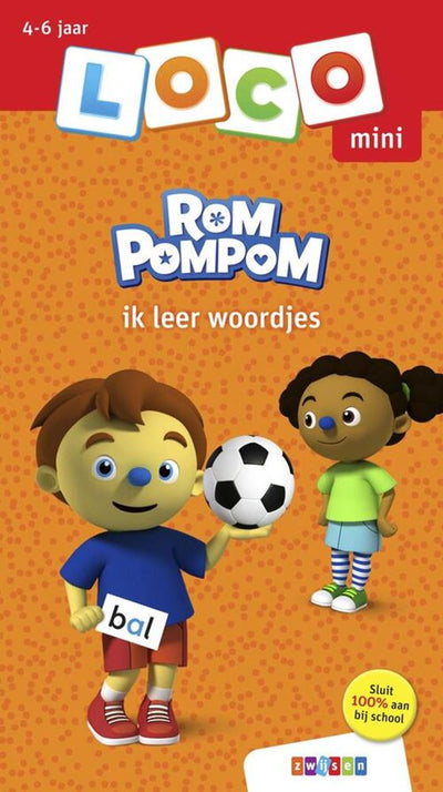 WPG Publishers Mini Rompom J'apprends des mots (4-6 ans)