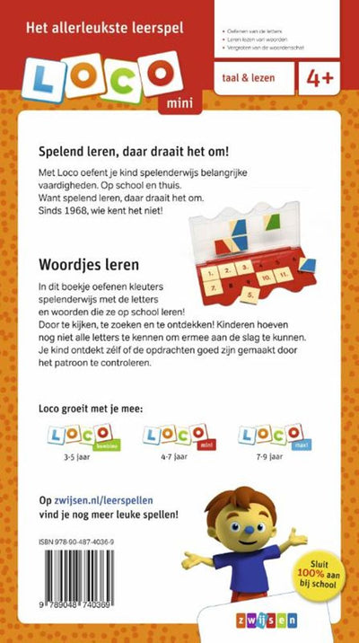 WPG Publishers Mini Rompom J'apprends des mots (4-6 ans)