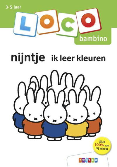 Wpg uitgevers bambino nijntje J'apprends à couleurs (3-5 ans)