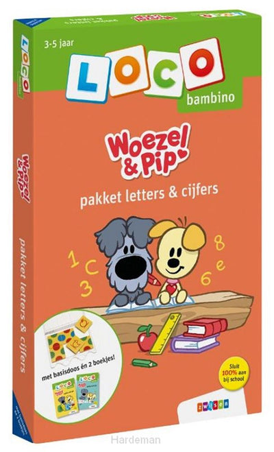 Bambino Loco - Package Woezel Pip - Numéros de lettres