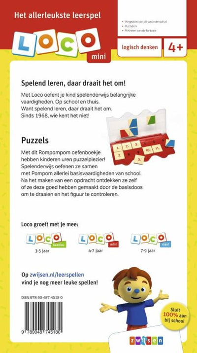 Mini Loco Rompompom Puzzles (4-6 ans)