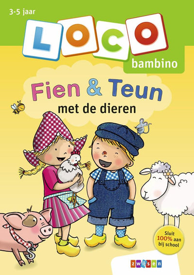 Livret d'exercice Loco Fien et Teun avec les animaux