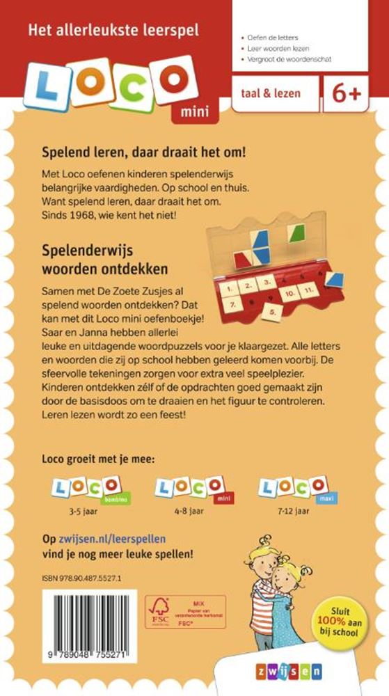 Central Book House Loco Mini les douces sœurs jouent avec les mots | 6-8 ans