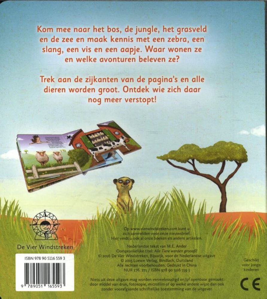 Tous les animaux grandissent (livre coulissant)
