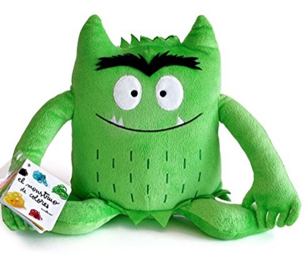 Peluche monstre couleur vert (calme)