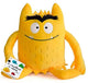 Peluche monstre couleur jaune (heureux)