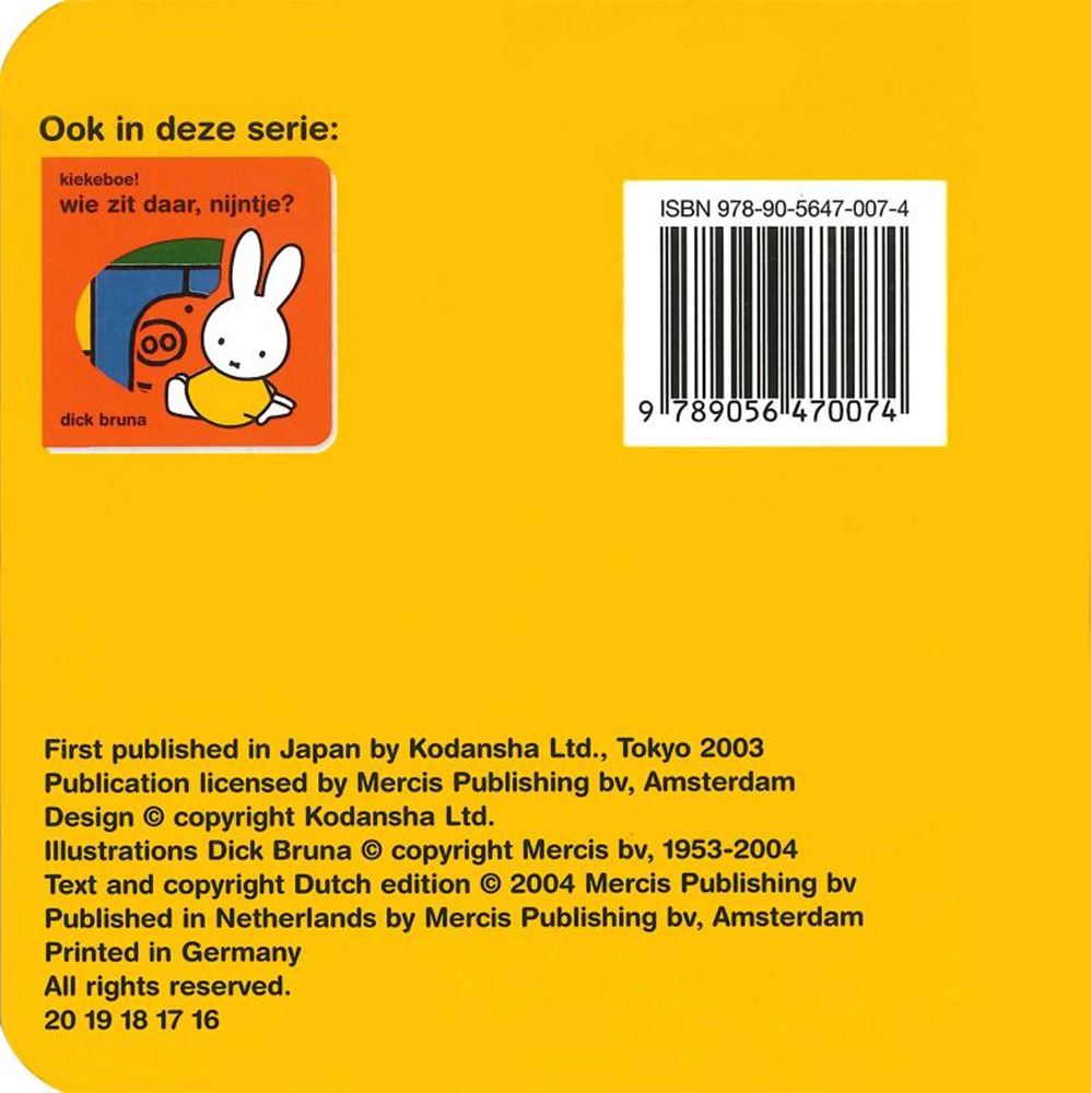 Cache-cache dans la librairie centrale ! qui est là, Miffy ?
