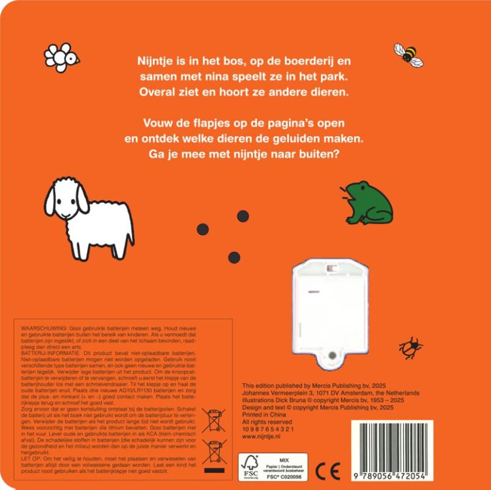 Réservez Miffy dehors