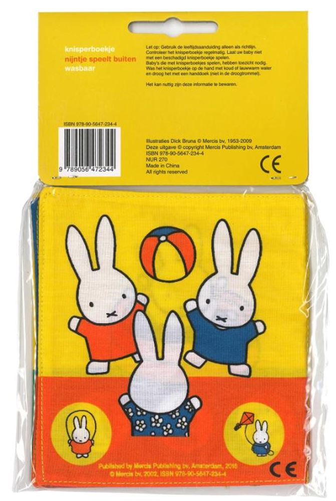 Livre croustillant : Miffy joue dehors. 0+