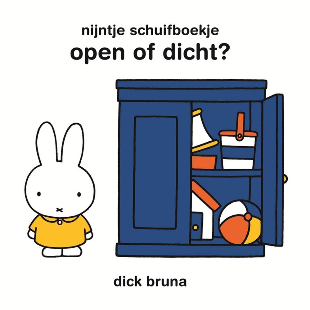 Toboggan Miffy, ouvert ou fermé (carton).