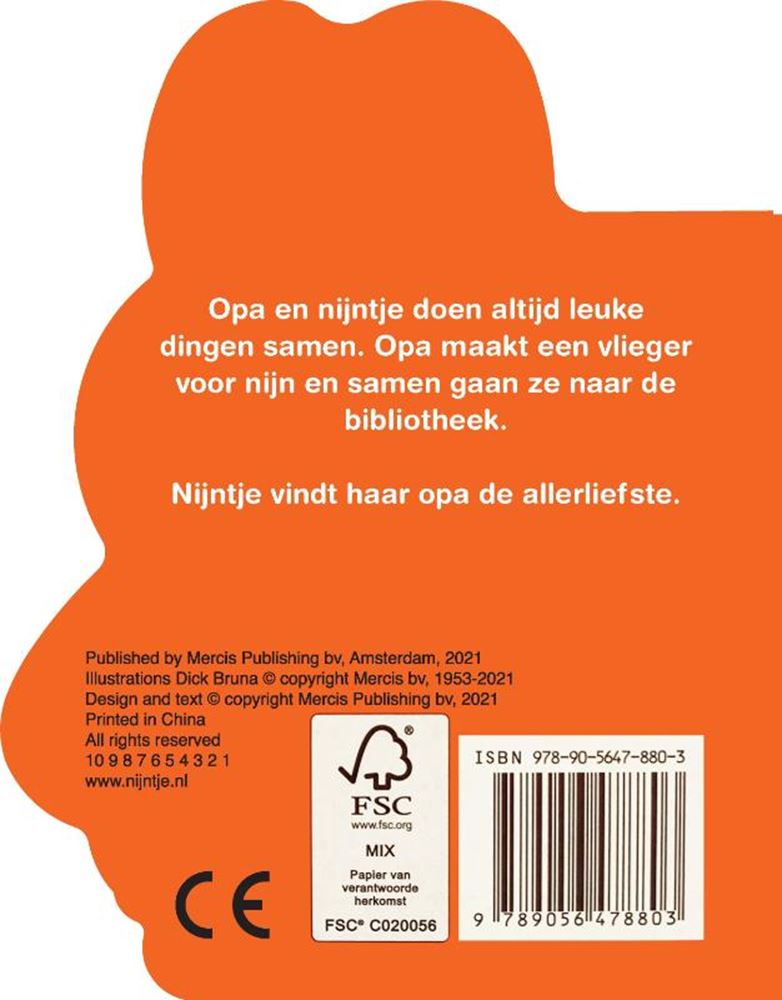 Livre livre cadeau Miffy et Papy | 2 pièces