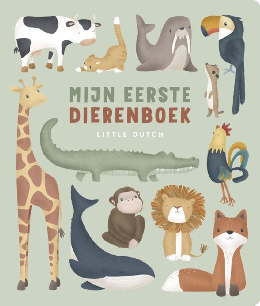 Petit dierenboek kartonboekje néerlandais. 1+