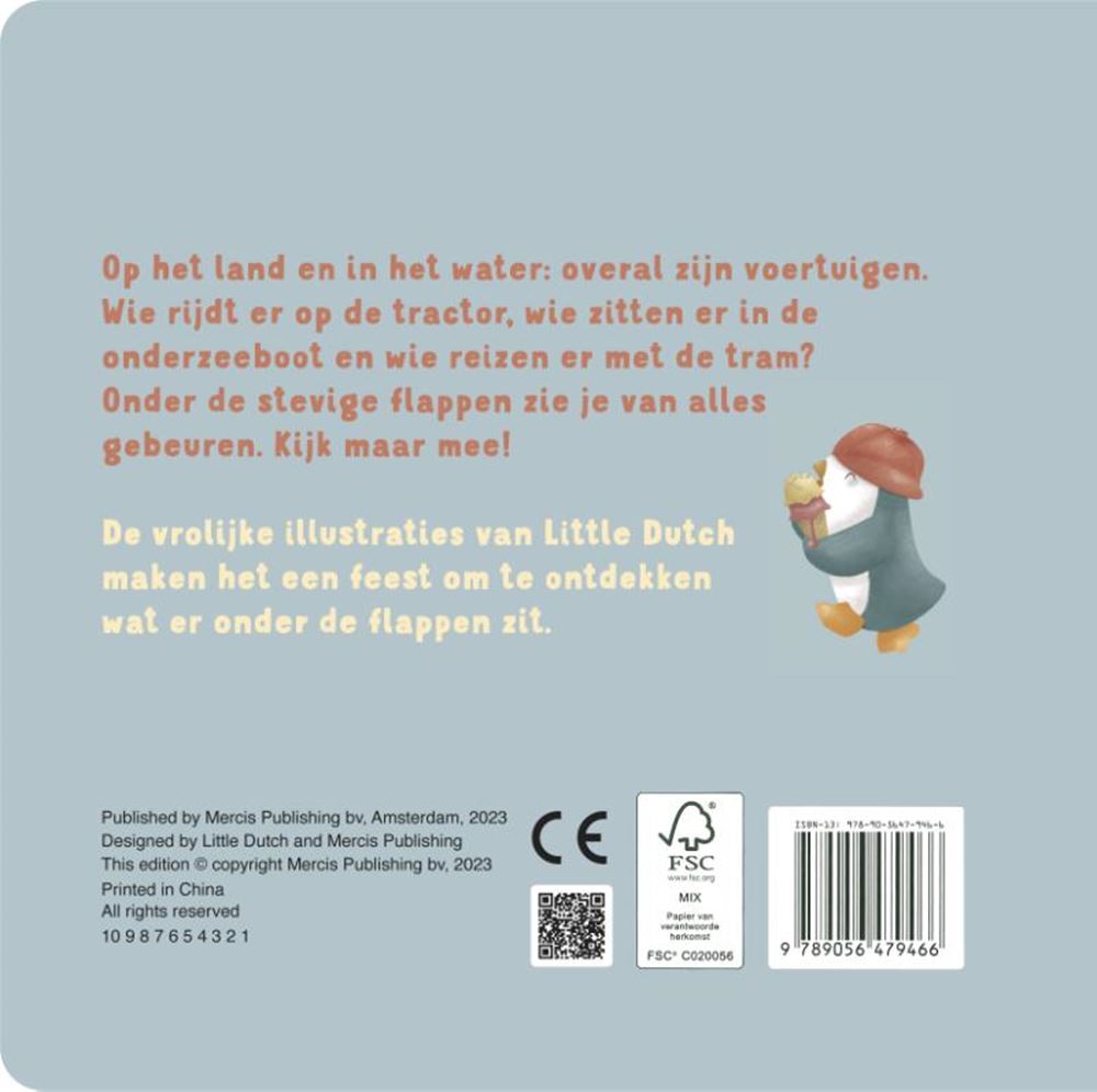 Little Dutch : mon livre à volets. véhicule