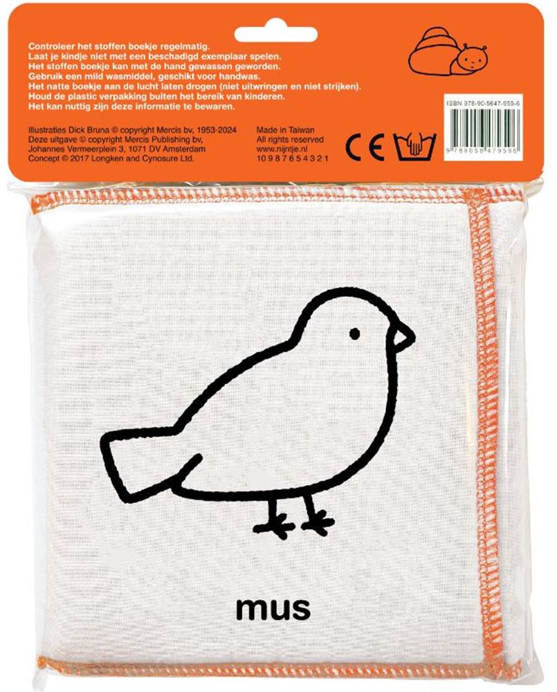 Livre bébé en tissu, que voyez-vous dans la pochette