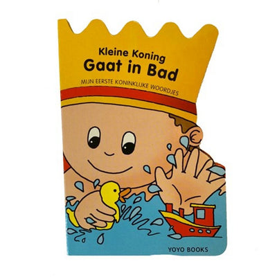Simplement pour les enfants simplement pour le livre en carton Kleine Koning prend un bain