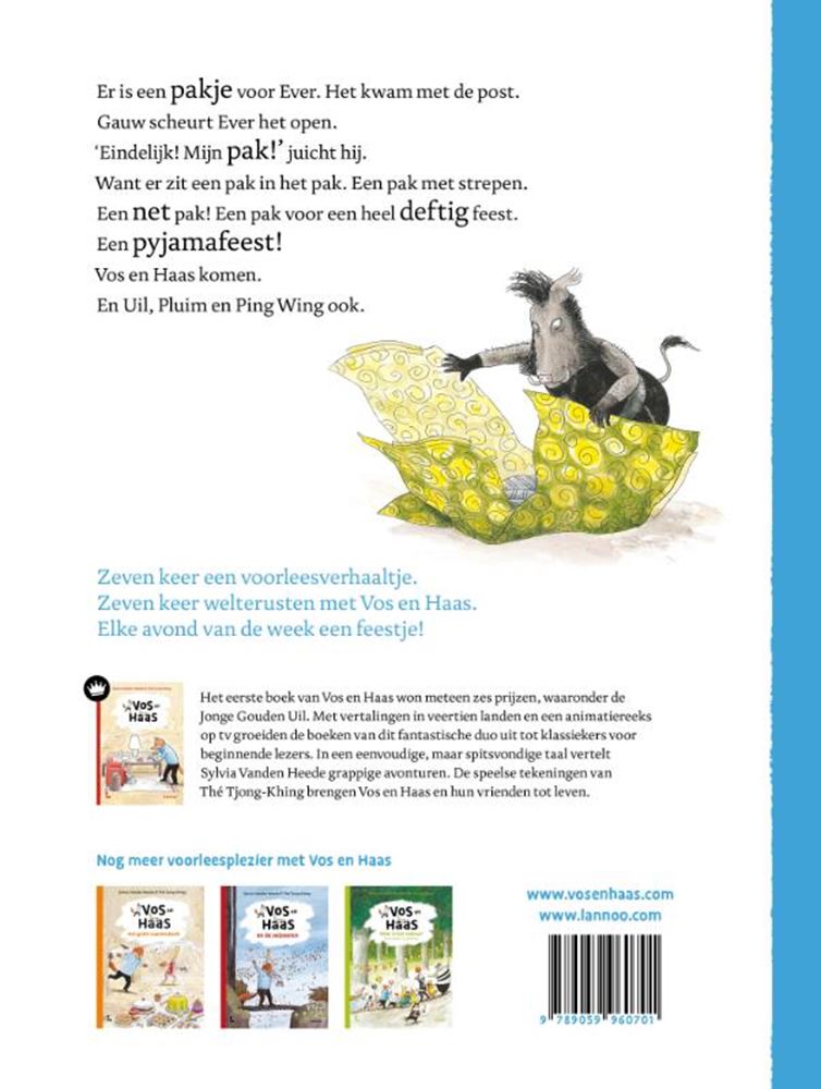 Le grand livre de lit du renard et du lièvre 3+