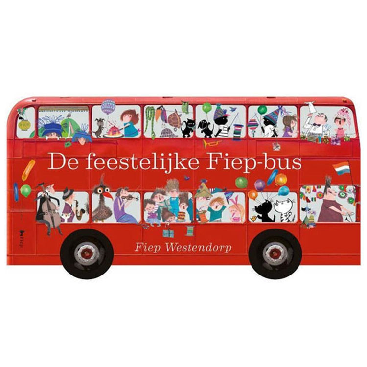 Livre cartonné : le bus fiep festif. 2+