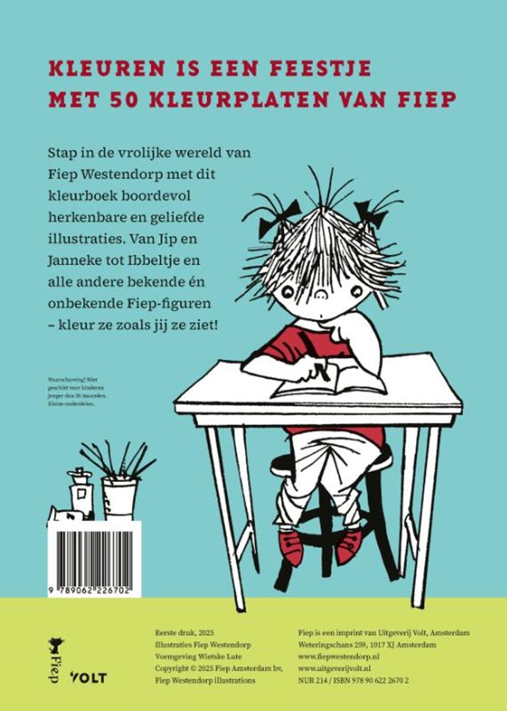 Le grand livre de coloriage Fiep West Village 2+