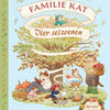 Livre cartonné : quatre saisons. chat de famille.